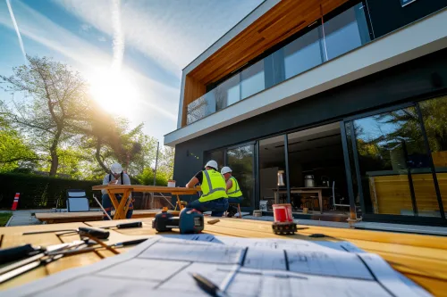 Experts pour agrandissement maison.