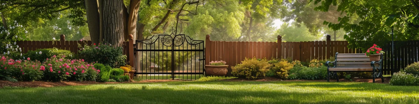 Clôture et portail adaptés aux seniors.