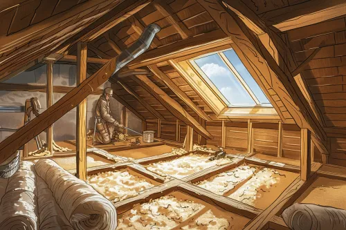 Isolation combles :  Techniques efficaces pour des combles bien isolés.
