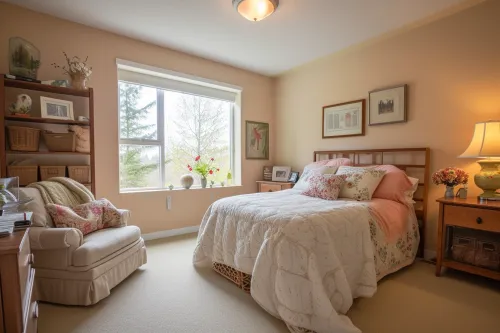 Senior désencombrant son espace pour plus d'air.