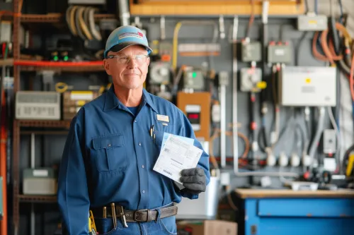 Sécurité garantie pour vos travaux électriques par électricien senior.